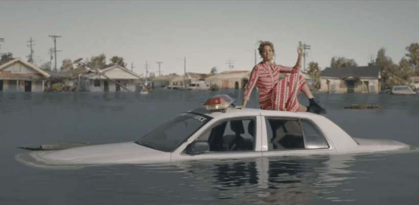 Capture d'écran du clip musical "Formation" par Beyoncé