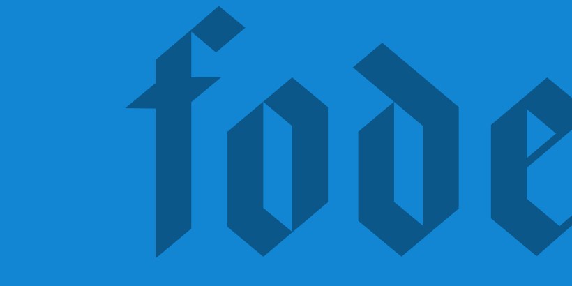 Police d'écriture gratuite (free font) de style écriture allemande par Anton Bolin