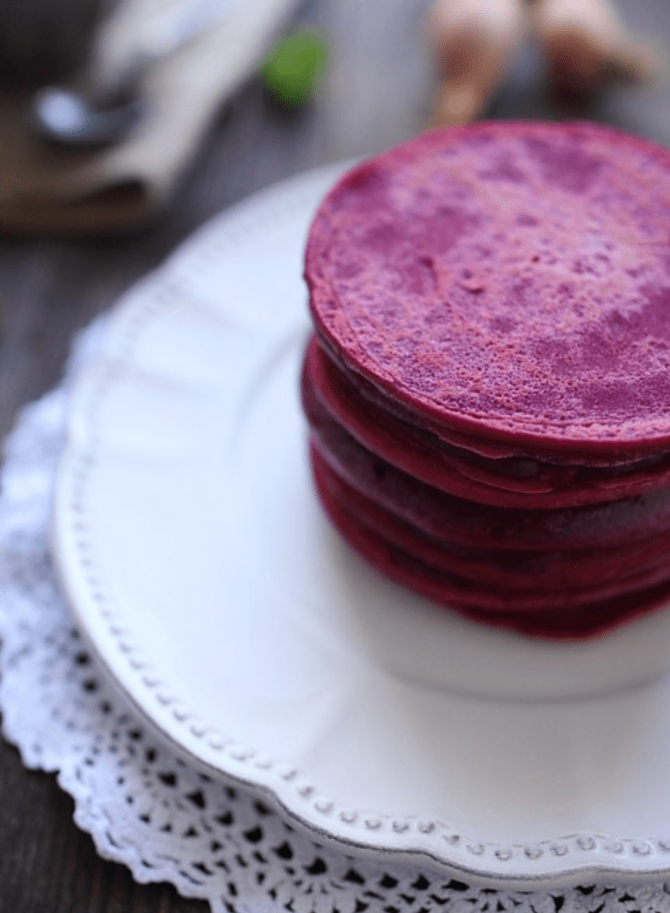Pancakes à la purée de betterave pour des brunch originaux